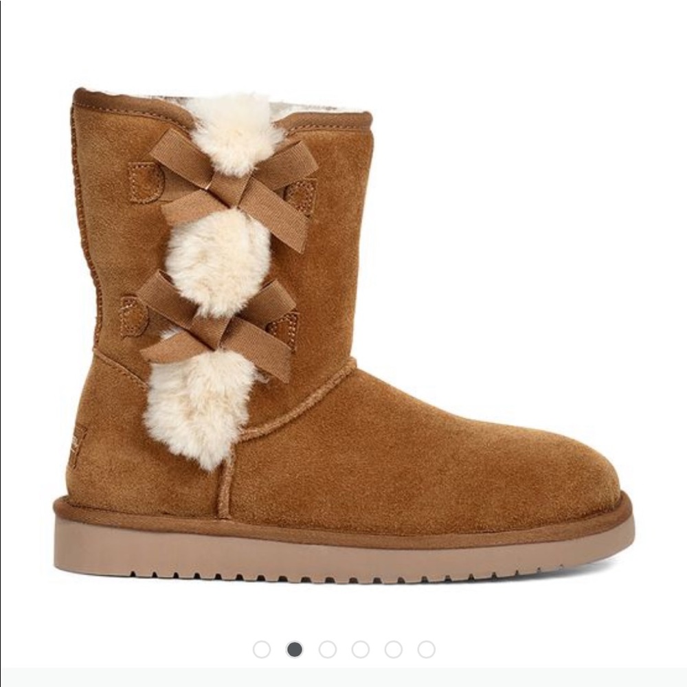 Ugg koolaburra Victoria short chestnut boots (woman’s size 10)